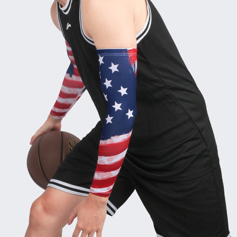 American Flag Compression Arm Sleeves - image 1