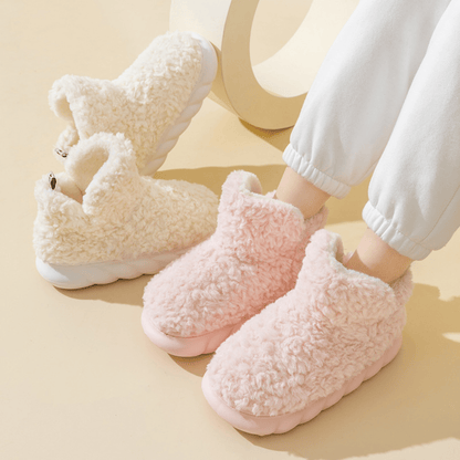Plus Size Thick Sole Warm Slippers - image 0