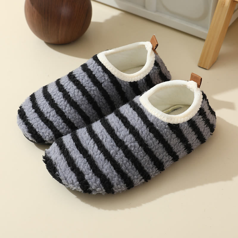 Plus Size Comfort Pinstripe Slippers - Blue - EU42-43(US7.5-8.5) - image 7