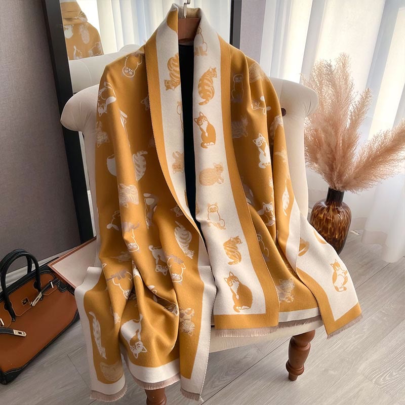 Stylish Cat Soft Blanket Scarf - image 10
