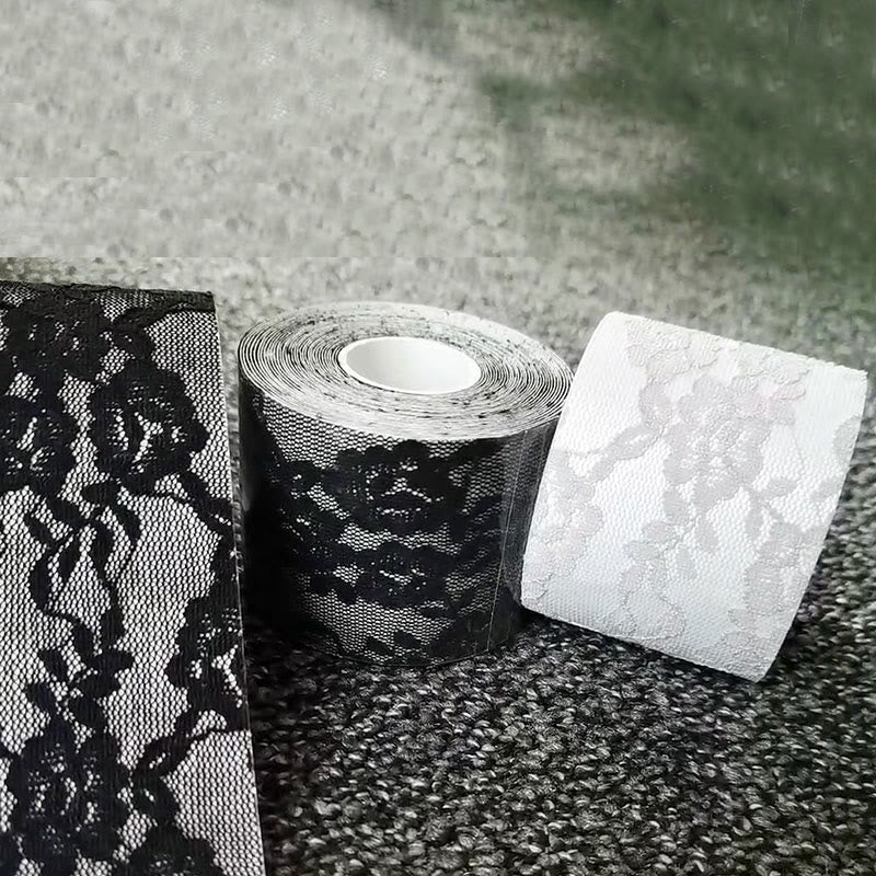 Disposable Invisible Lifting Lace Nipple Tape(2 Rolls) - image 1