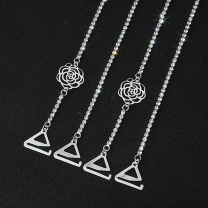 Sexy Rhinestone Shoulder Strap Chain (3 Pairs) - image 9