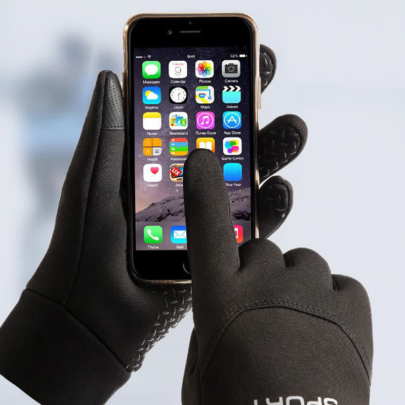 Cycling Plush Warm Gloves - image 2