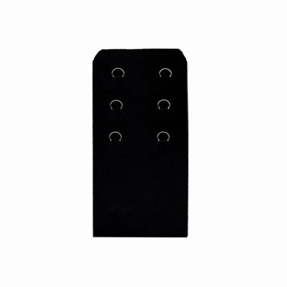 Solid Color Bra Extender Buckles(6 Pieces) - Black - 2.99'' - image 1