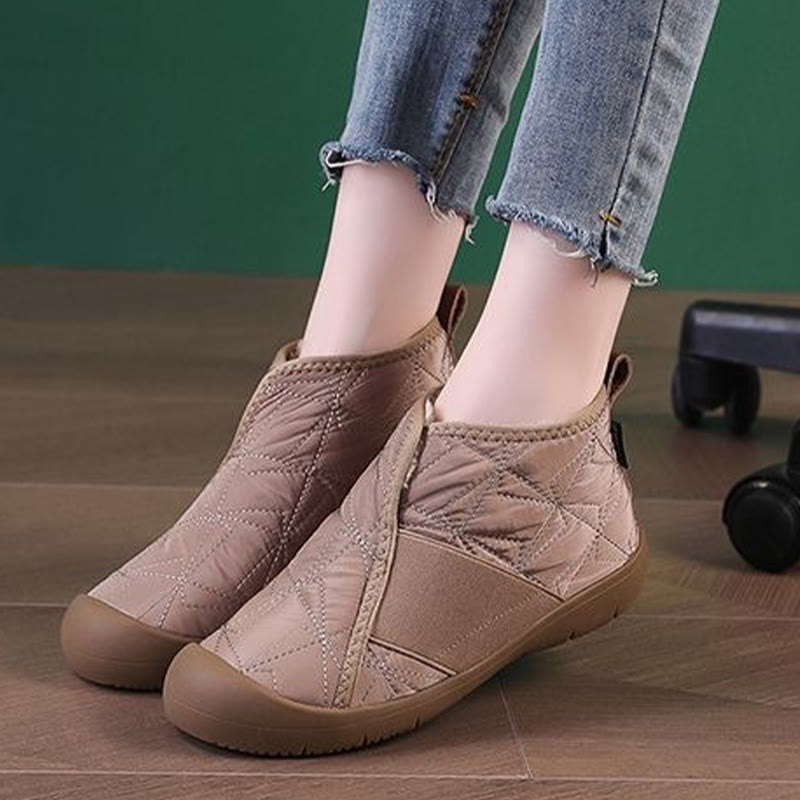 Plus Size Waterproof Warm Slippers - image 1