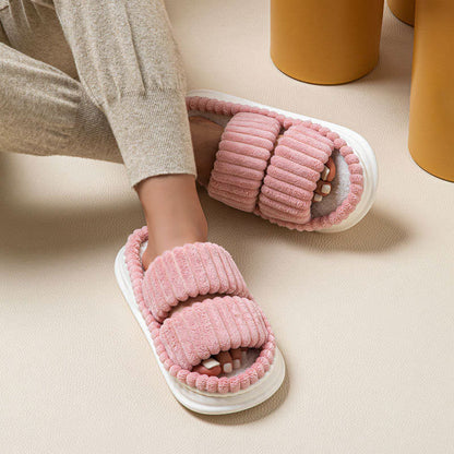 Plus Size Comfortable Pleated Slippers - image 3
