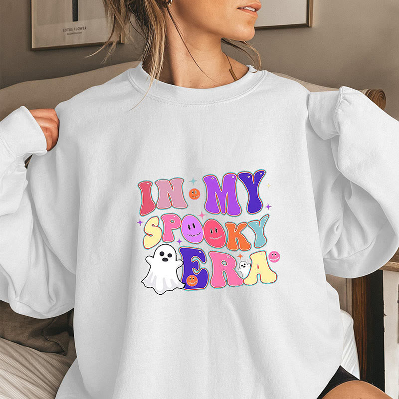 Plus Size Ghost Sweatshirt - White - 3XL - image 3