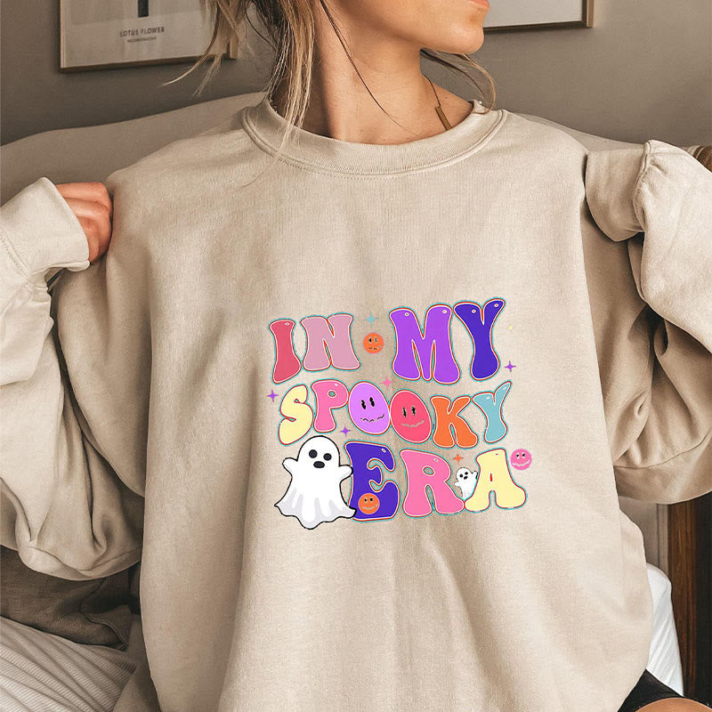 Plus Size Ghost Sweatshirt - Khaki - 3XL - image 0