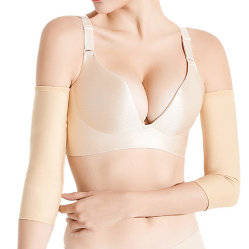 Post Surgery Arm Compression Sleeves - Nude - XS - image 5