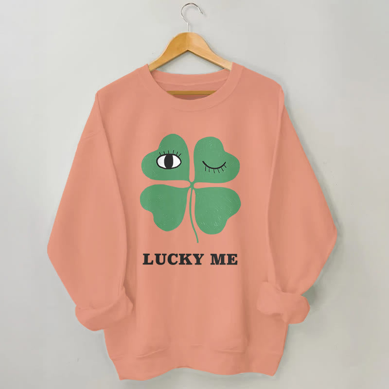 Plus Size Lucky Me Sweatshirt - Orange - 3XL - image 5