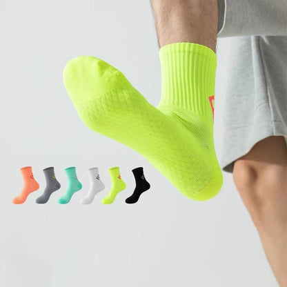 Plus Size Run Quarter Compression Socks(6 Pairs) - Multicolor - EU39-44(US6-10) - image 6