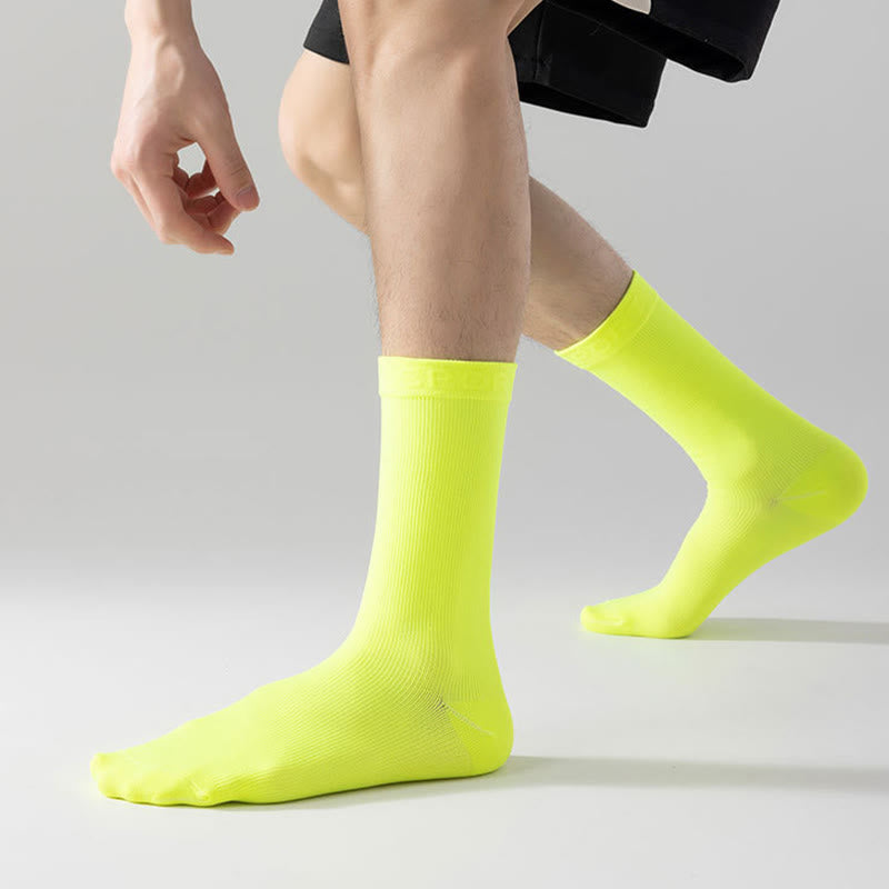 Plus Size Anti Slip Strips Quarter Compression Socks(6 Pairs) - image 6