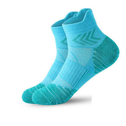 Plus Size Mesh Ankle Compression Socks(6 Pairs) - Lake Blue - EU39-45(US6-11) - image 5