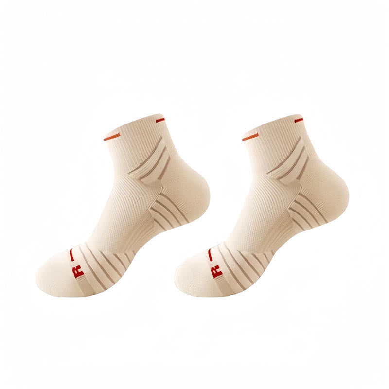 Plus Size Lightweight Cushioning Ankle Compression Socks(4 Pairs) - Khaki - EU38-44(US5-10) - image 10