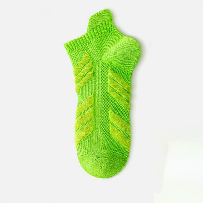 Plus Size Ankle Support Ankle Compression Socks(5 Pairs) - Green - EU38-44(US5-10) - image 8