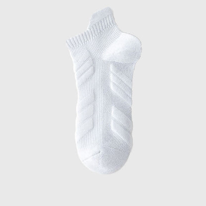 Plus Size Ankle Support Ankle Compression Socks(5 Pairs) - White - EU38-44(US5-10) - image 6