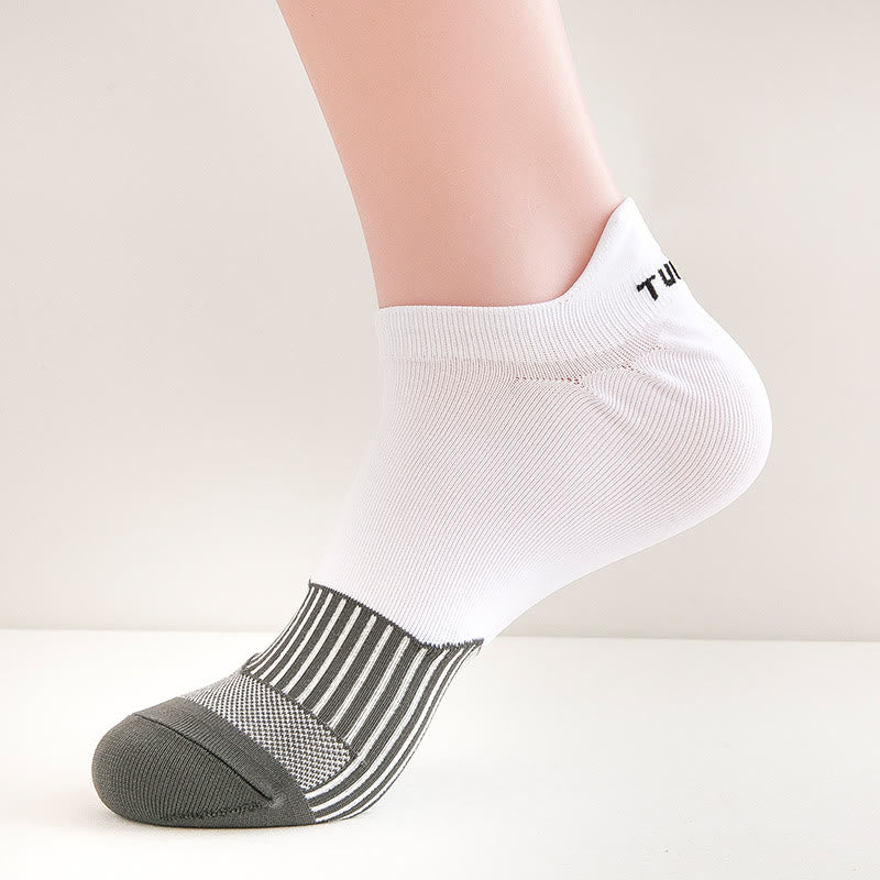 Plus Size Arch Relief Ankle Compression Socks(5 Pairs) - White - EU38-44(US5-10) - image 8