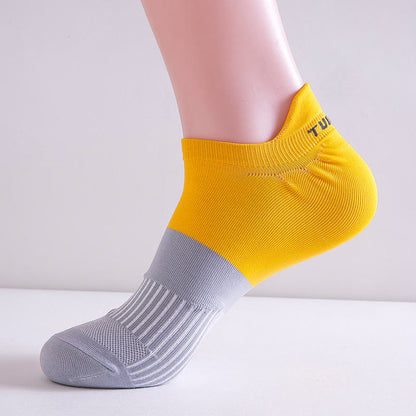 Plus Size Arch Relief Ankle Compression Socks(5 Pairs) - Yellow - EU38-44(US5-10) - image 7