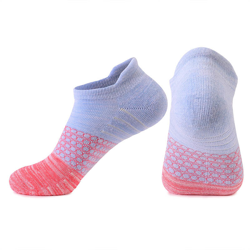 Plus Size Tie Dye Ankle Compression Socks(4 Pairs) - Blue - EU39-42(US6-8.5) - image 8