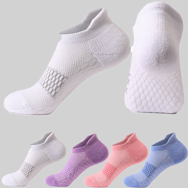 Plus Size Simple Style Ankle Compression Socks(4 Pairs) - Multicolor - EU39-42(US6-8.5) - image 0
