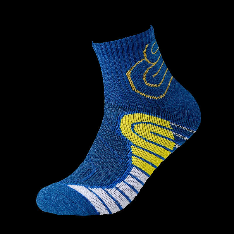 Plus Size 3D Protection Ankle Compression Socks(5 Pairs) - Blue - EU38-44(US5-10) - image 7