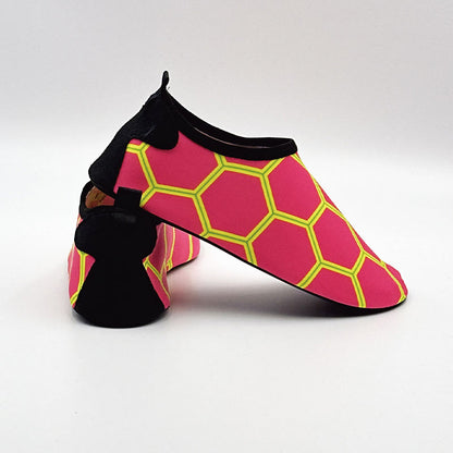Plus Size Hexagon Slippers - Rose - EU44-45(US10-11) - image 1