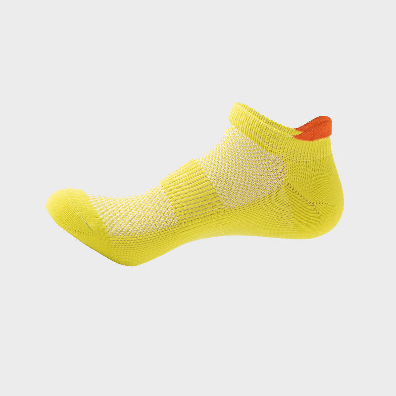 Plus Size Competition Grade Ankle Compression Socks(5 Pairs) - Yellow - EU41-45(US7.5-11) - image 1