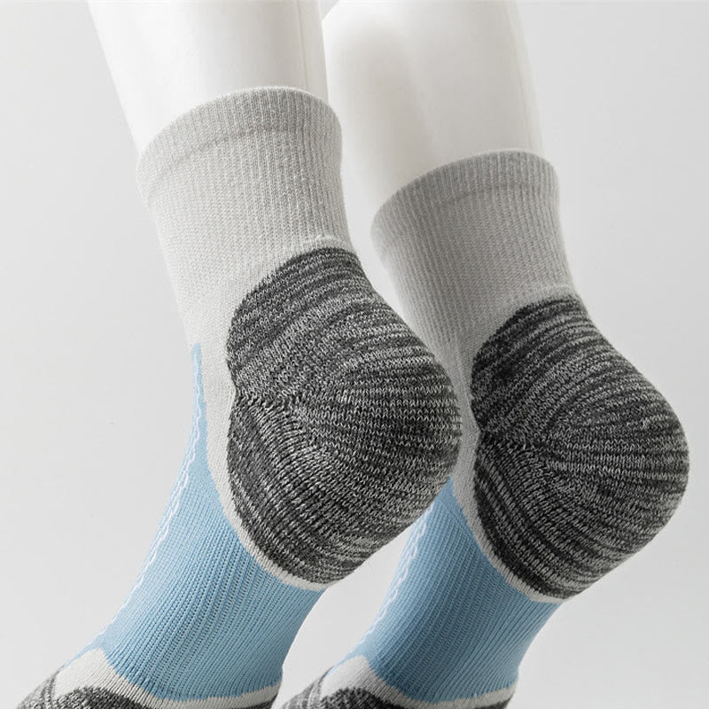 Bright Color Matching Ankle Compression Socks(5 Pairs) - image 2
