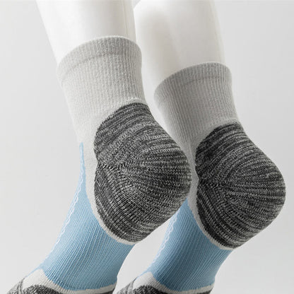 Bright Color Matching Ankle Compression Socks(5 Pairs) - image 2