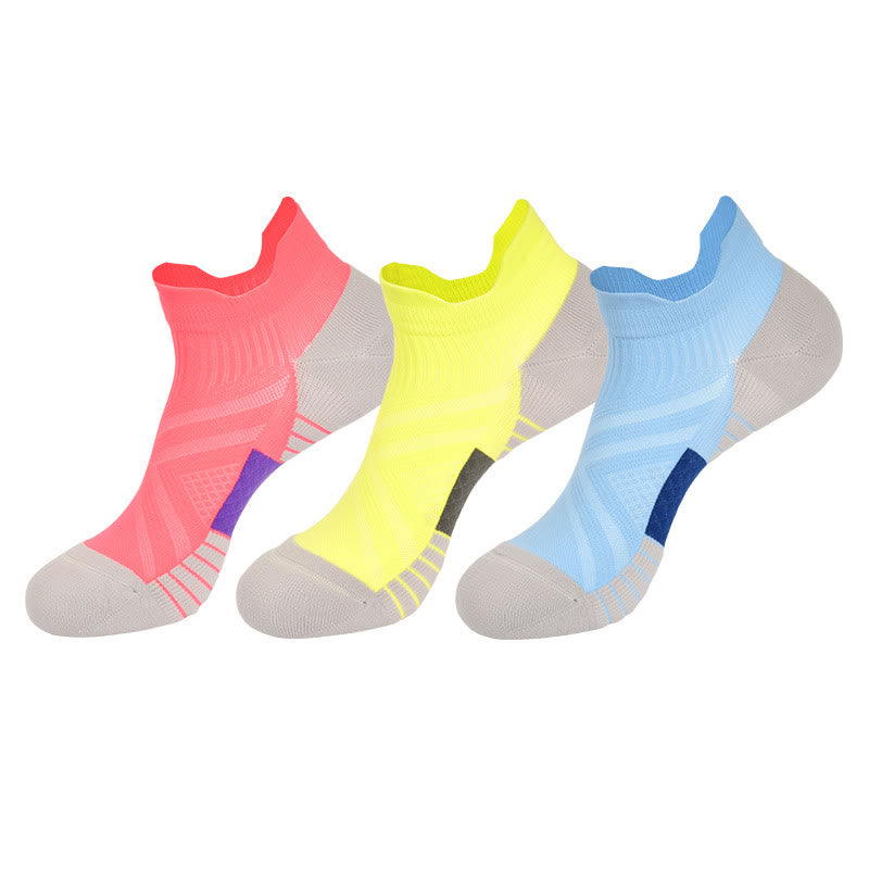 Y Heel Design Ankle Compression Socks(3 Pairs) - Multicolor - EU36-40(US3-7) - image 0