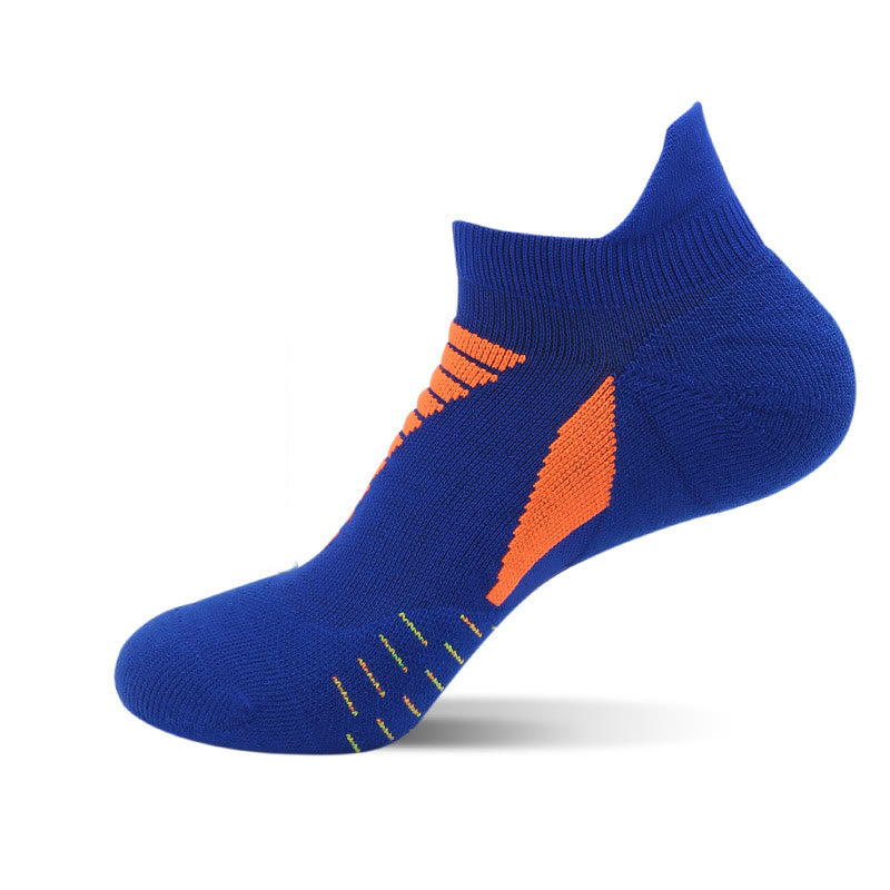 Plus Size Seamless Toe Ankle Compression Socks(5 Pairs) - Blue - EU36-40(US3-7) - image 4
