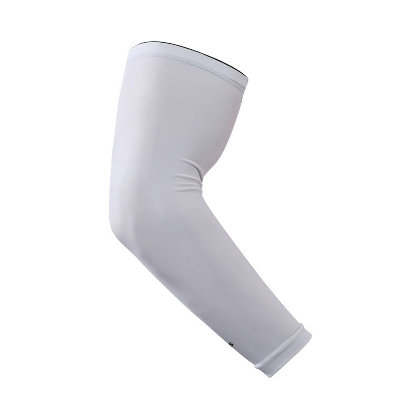 Plus Size Cooling Arm Compression Sleeves - White - 2XL - image 7
