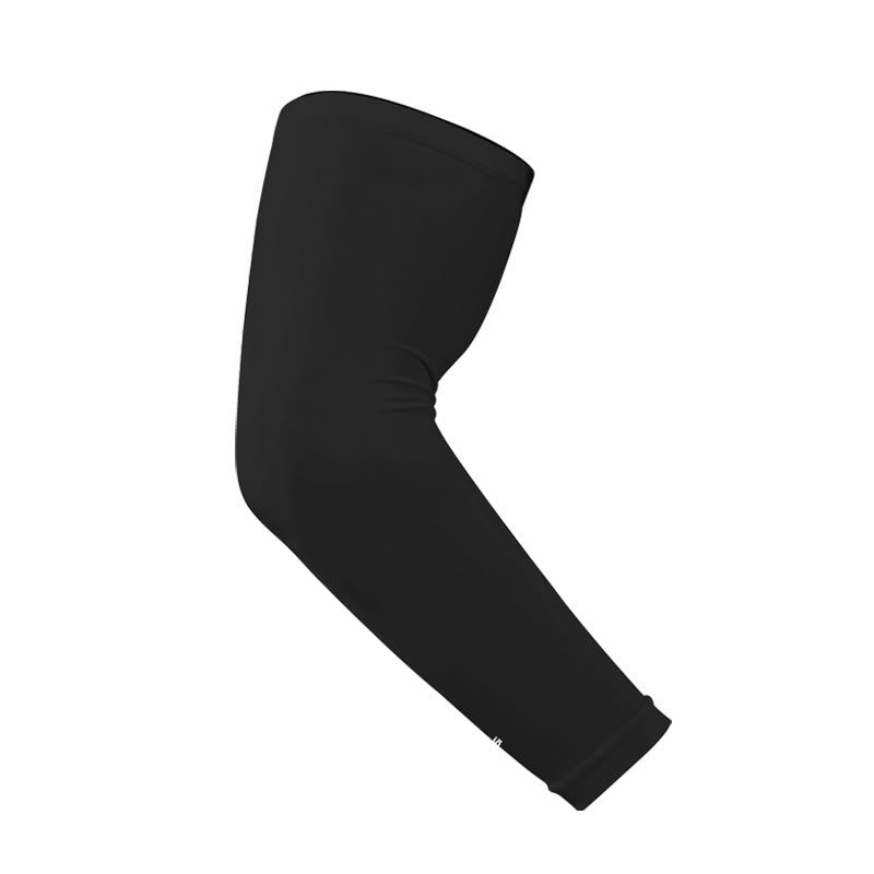 Plus Size Cooling Arm Compression Sleeves - Black - 2XL - image 8