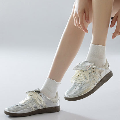 Laciness Solid Color Ankle Socks(10 Pairs) - image 8
