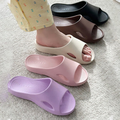 Solid Color Arch Support Non-Slip EVA Bathroom Slides - image 0