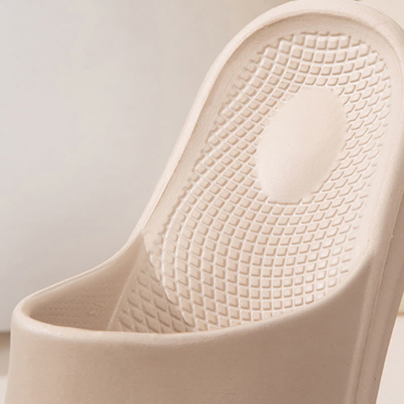 Solid Color Thick Sole Home EVA Slides - image 7