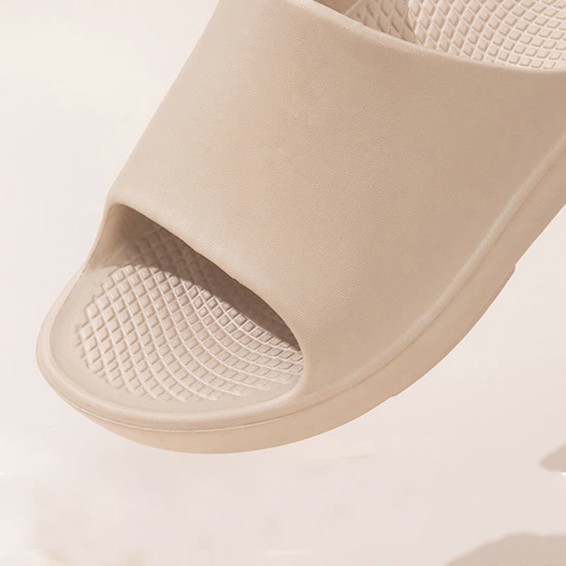 Solid Color Thick Sole Home EVA Slides - image 6