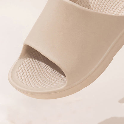 Solid Color Thick Sole Home EVA Slides - image 6