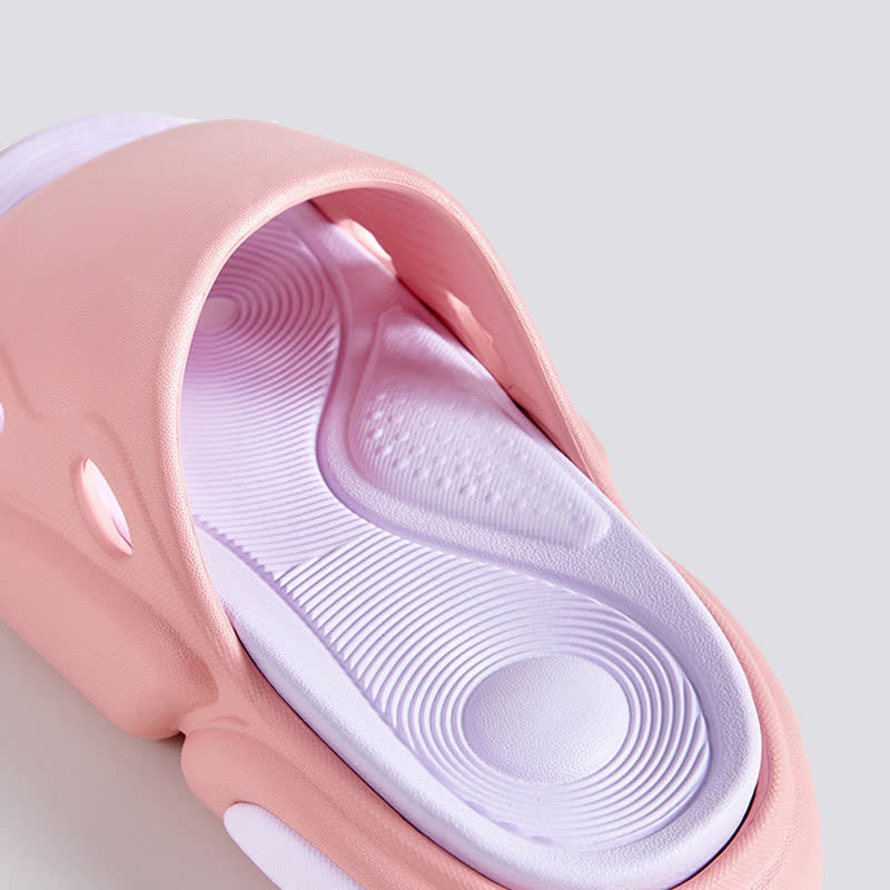 Color Block Arch Support Non-Slip Home Slides - image 9