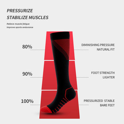 Stripes V Shaped Compression Socks(5 Pairs) - image 2