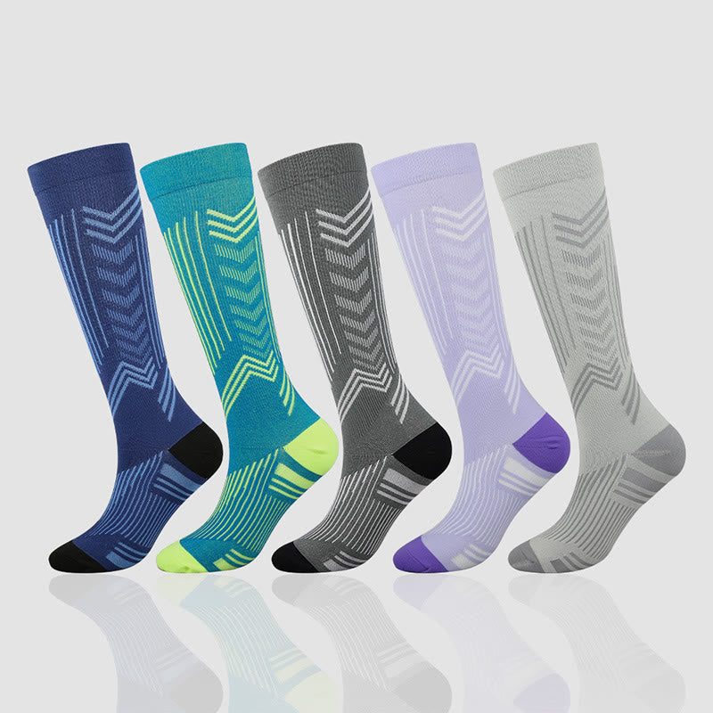Arrowhead Compression Socks(5 Pairs) - Multicolor - EU38-41(US8-11) - image 0