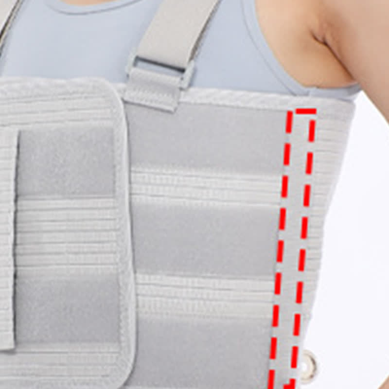 Gray Adjustable Rib Fixation Brace - image 6