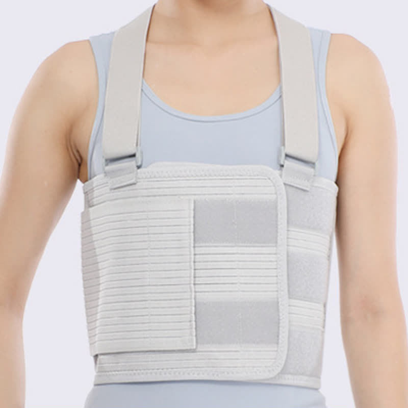 Gray Adjustable Rib Fixation Brace - image 1