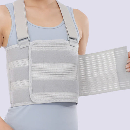 Gray Adjustable Rib Fixation Brace - Grey - XL - image 0