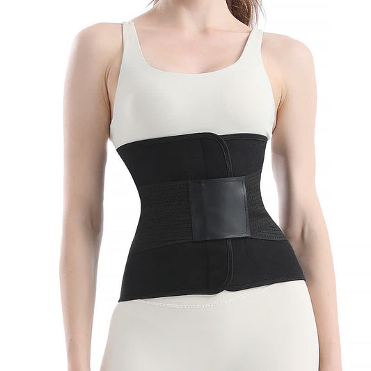 Abdominal Control Waist Trainer Waist Brace - Black - 2XL - image 0