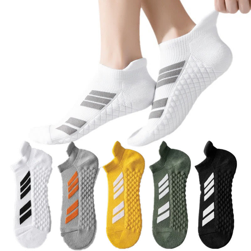 Plus Size Durable Sport Ankle Compression Socks(5 Pairs) - Multicolor - EU36-43(US3-9) - image 0
