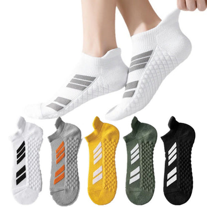 Plus Size Durable Sport Ankle Compression Socks(5 Pairs) - Multicolor - EU36-43(US3-9) - image 0