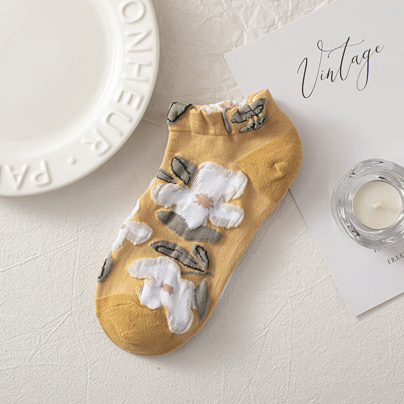 Forest Flowers Ankle Socks(8 Pairs) - image 3
