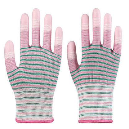 Zebra Print Abrasion Resistant Work Gloves(24 Pairs) - D - One Size - image 12
