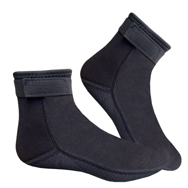 Plus Size Slip Resistant Water Socks - Black - 2XL - image 0